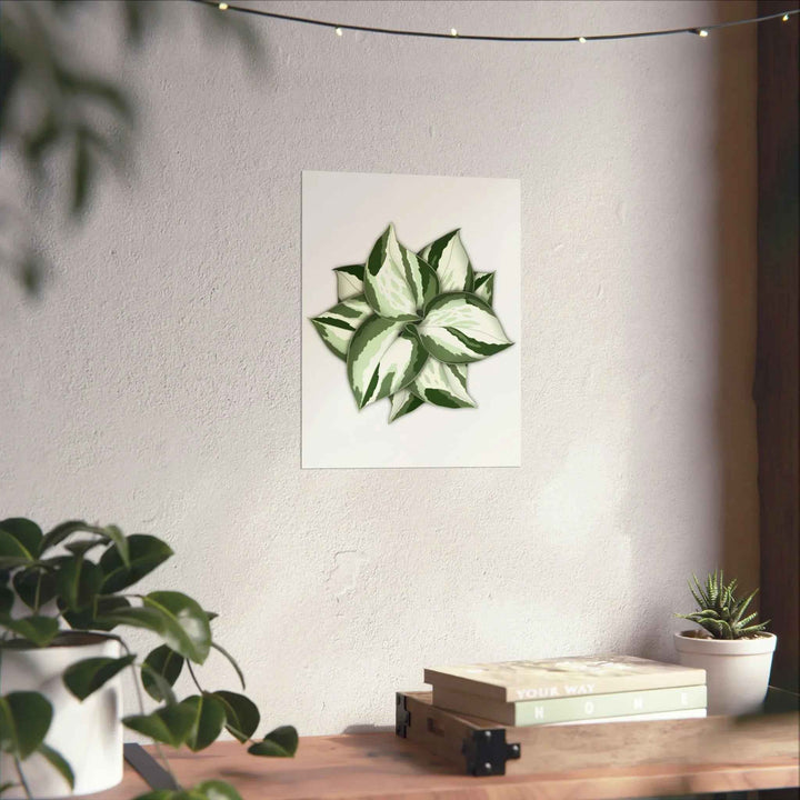 Manjula Pothos Print – Botanical Wall Art | Green Leaf Wall Decor | Unframed - The Potted Pixel