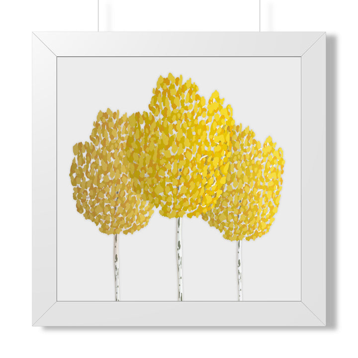 Fall Aspen Framed Print – Wall Art