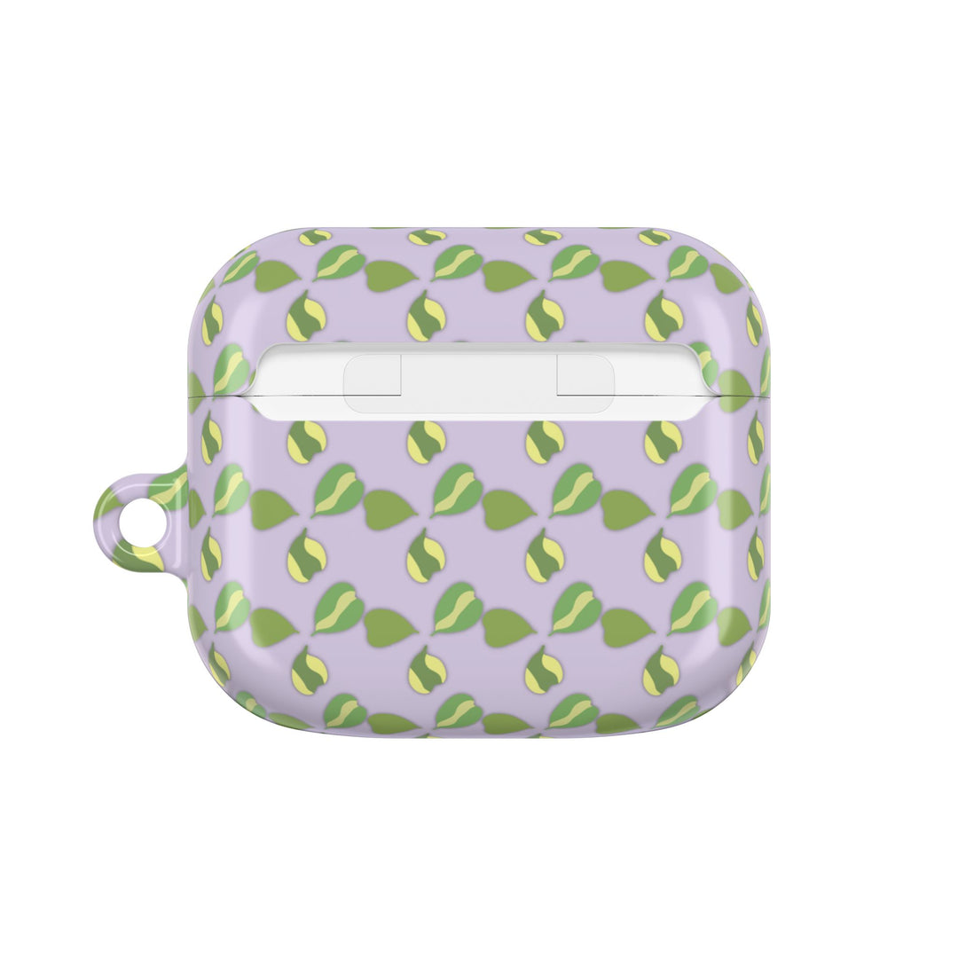 Hoya Kerrii Pattern AirPod Case Plant Inspired Protective Polycarbonate Shell For Wireless Charging