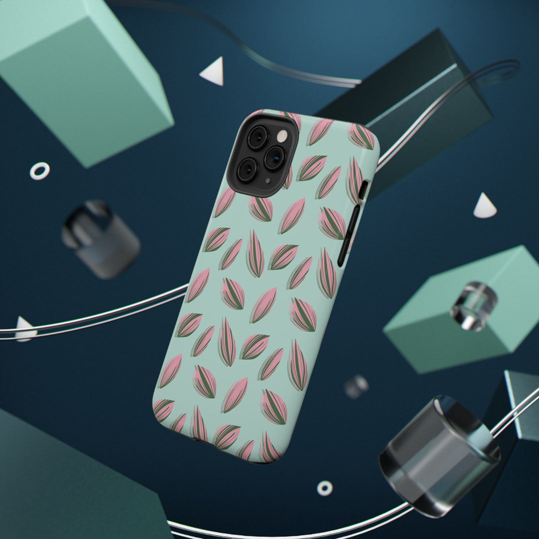 Tradescantia Nanouk Pattern Phone Case – Dual Layer Protective Cover