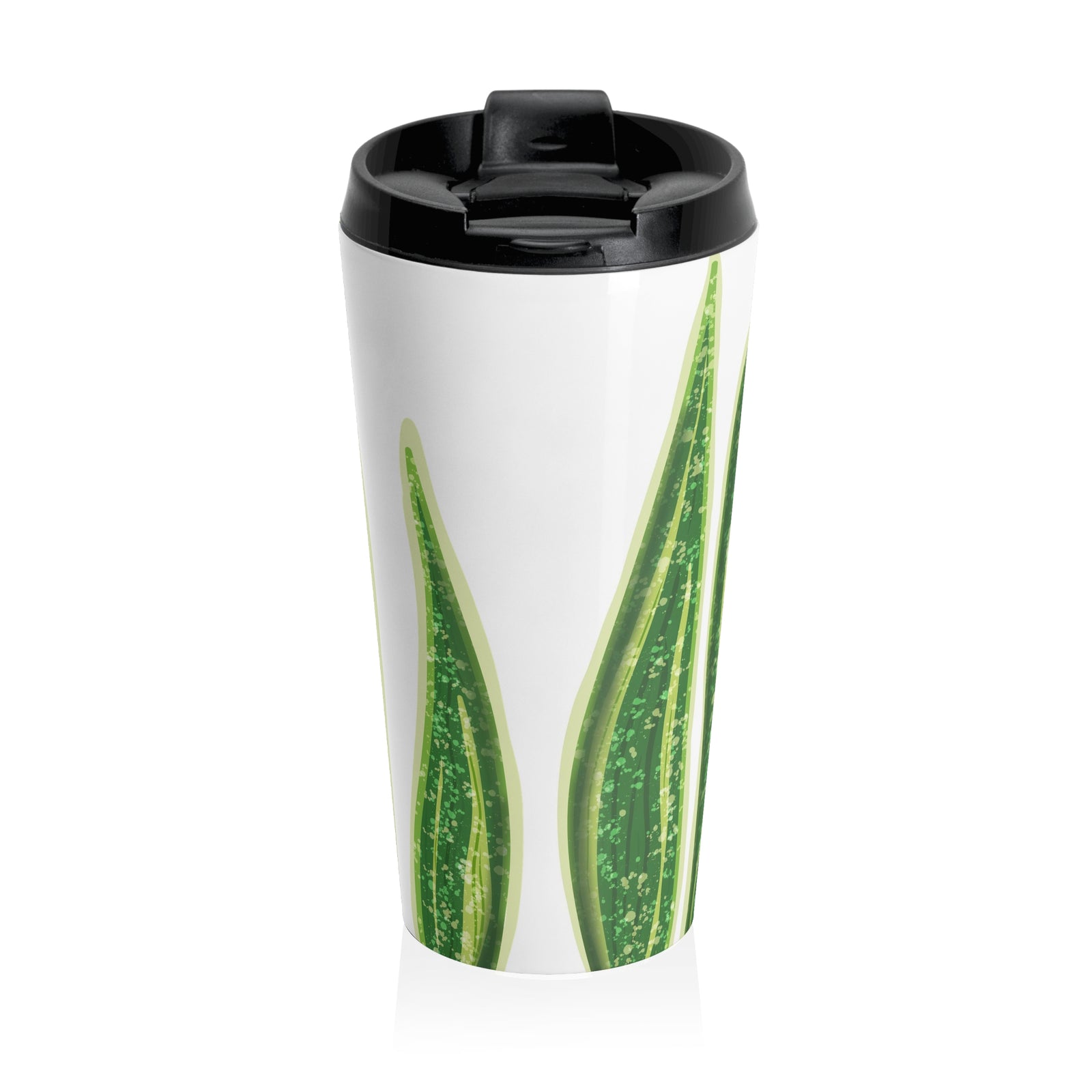 Snake Plant Tumbler | Vacuum Insulated Stainless Steel Tumbler 20 oz Travel - The Potted Pixel