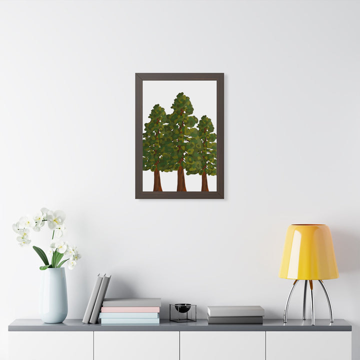 Coastal Redwood Framed Print – Wall Art