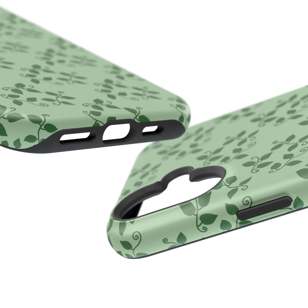 Pothos Pattern Phone Case – Dual Layer Protective Cover