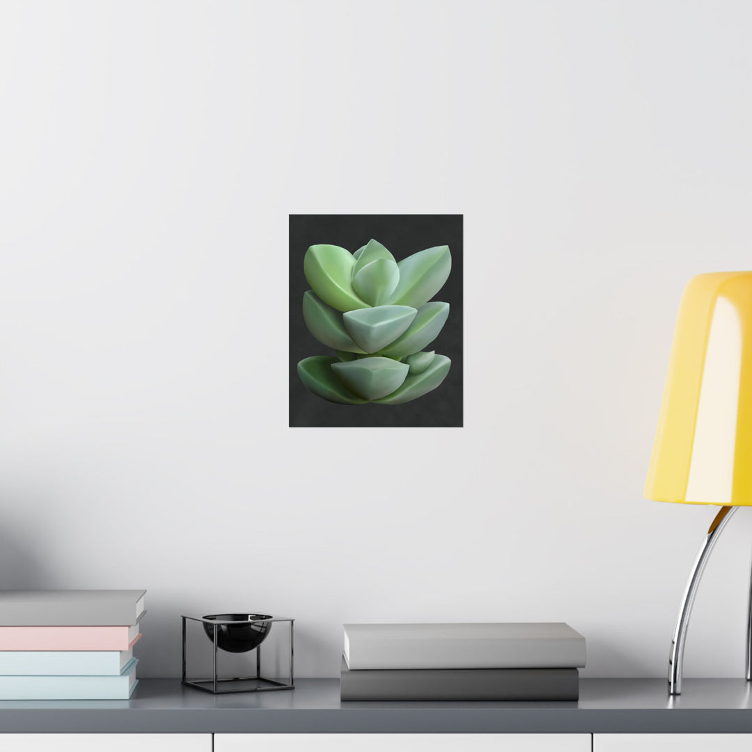 Crassula Botanical Print – Unframed Wall Art