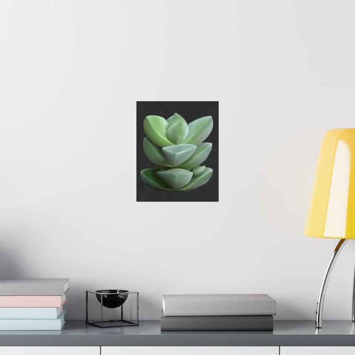 Crassula Botanical Print – Unframed Wall Art