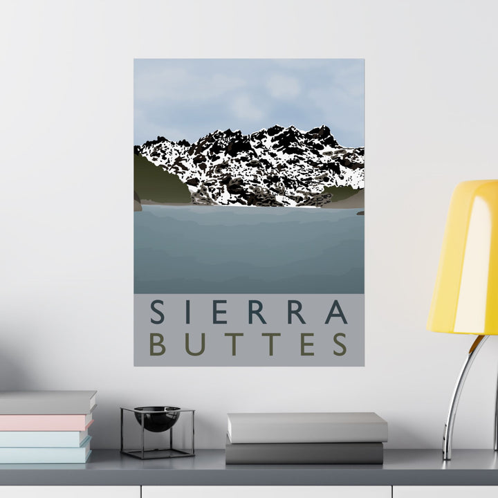 Sierra Buttes Print – Unframed Wall Art