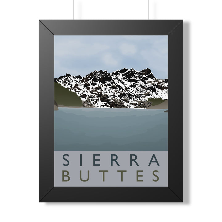 Sierra Buttes Framed Print – Wall Art