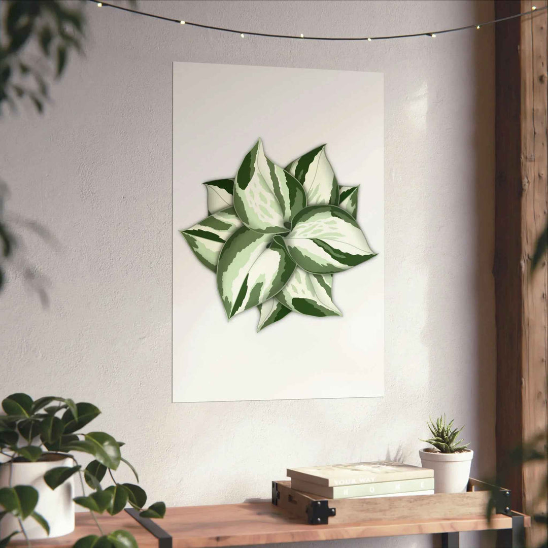 Manjula Pothos Print – Botanical Wall Art | Green Leaf Wall Decor | Unframed - The Potted Pixel