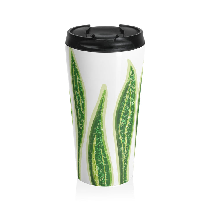 Snake Plant Tumbler | Vacuum Insulated Stainless Steel Tumbler 20 oz Travel - The Potted Pixel