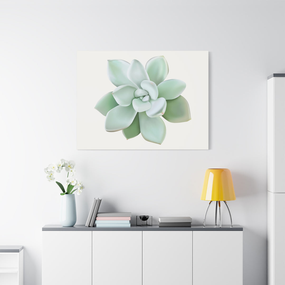 Succulent Canvas Art Pachyveria Haagei Print On Matte Finish Canvas Botanical Wall Decor