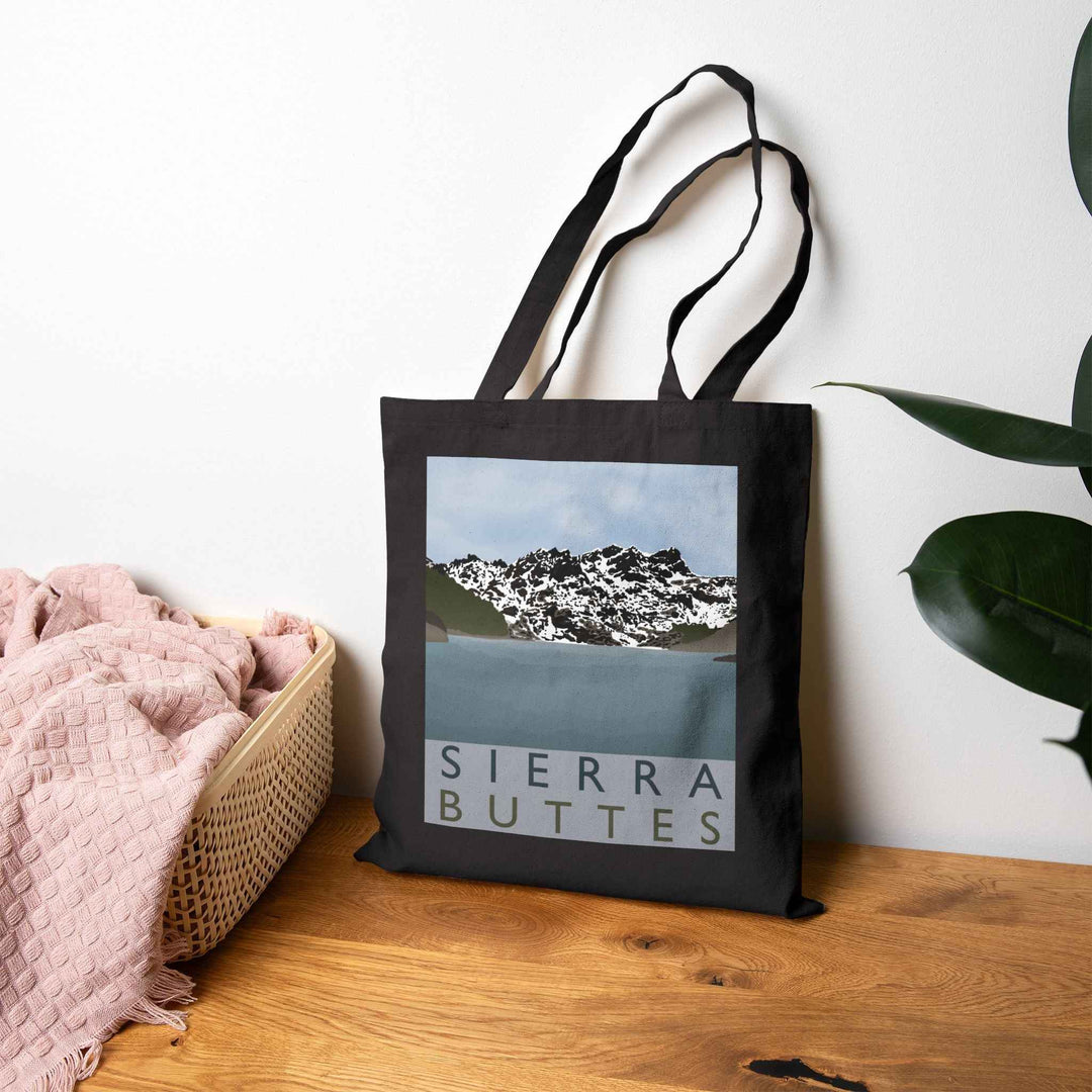 Sierra Buttes Minimalist Tote Bag