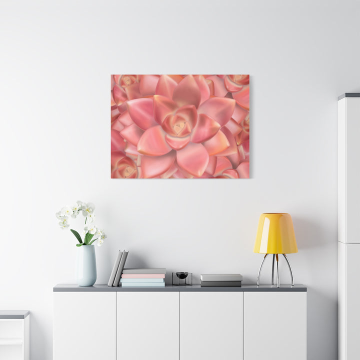 Graptosedum California Sunset Succulent Canvas Print – Botanical Wall Art - The Potted Pixel