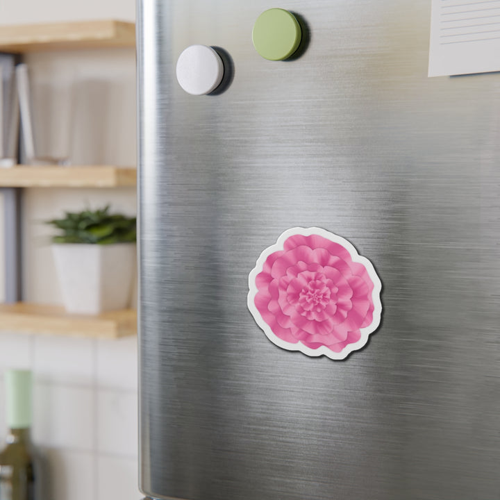 Abstract Peony Magnet