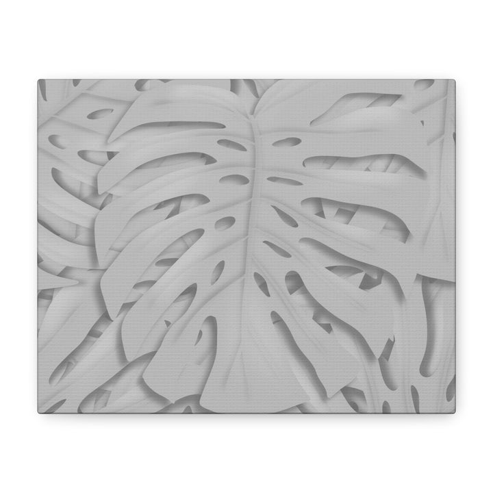 Monstera Canvas Art 24x36 Matte Texture Indoor Botanical Wall Print Modern Home Decor