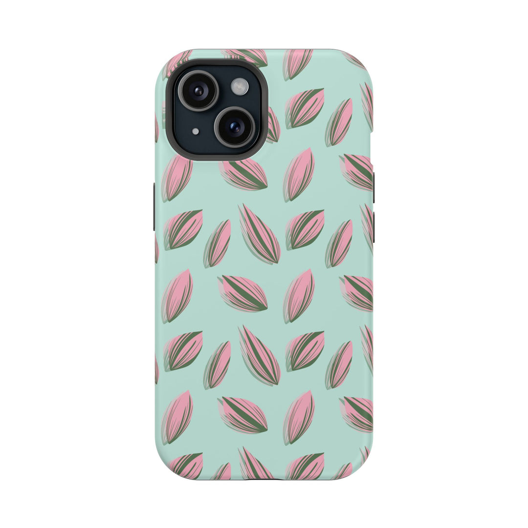 Tradescantia Nanouk Pattern Phone Case – Dual Layer Protective Cover