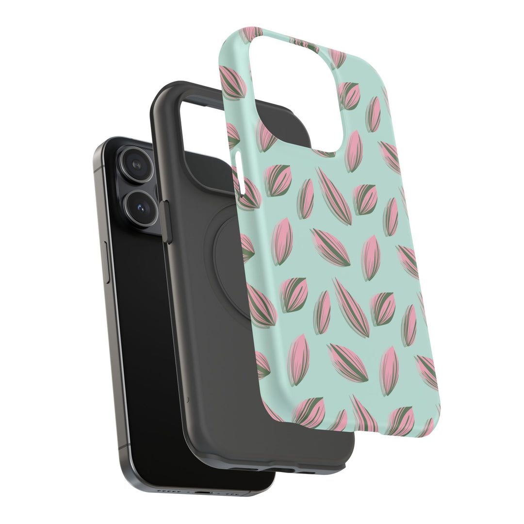 Tradescantia Nanouk Pattern Phone Case – Dual Layer Protective Cover