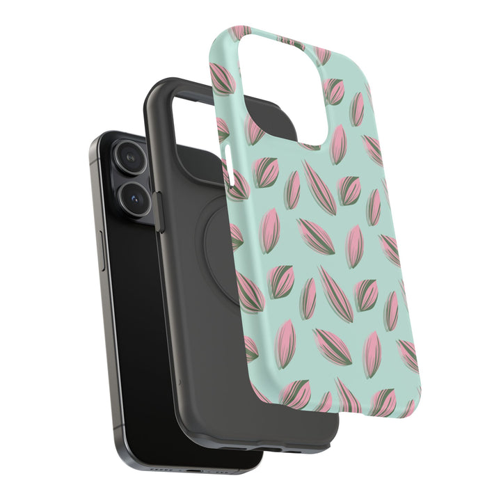 Tradescantia Nanouk Pattern Phone Case – Dual Layer Protective Cover