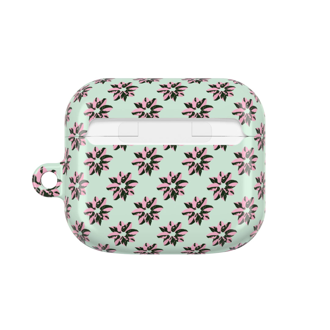 Pink Princess Philodendron Pattern AirPod Case by Printify