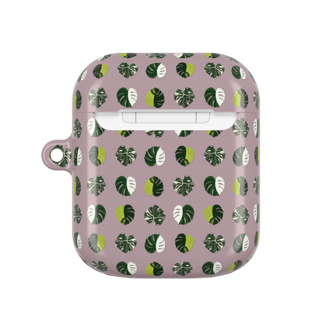 Variegated Monstera Pattern AirPod Cases
