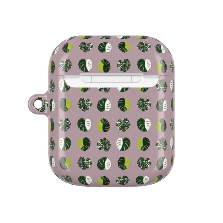 Variegated Monstera Pattern AirPod Cases