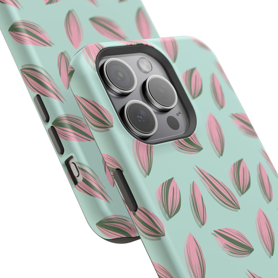 Tradescantia Nanouk Pattern Phone Case – Dual Layer Protective Cover
