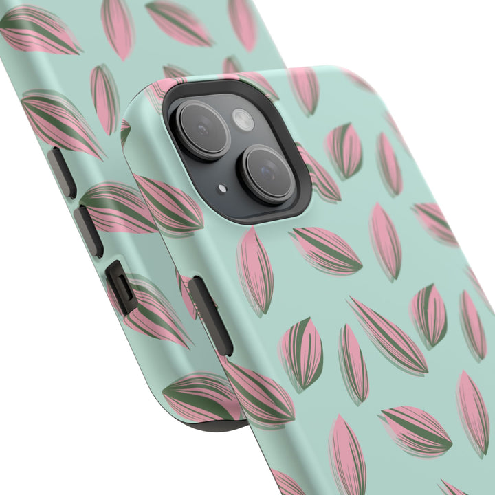 Tradescantia Nanouk Pattern Phone Case – Dual Layer Protective Cover