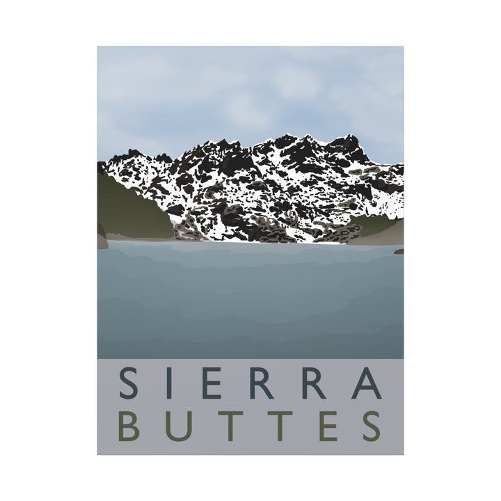 Sierra Buttes Canvas Print – Wall Art