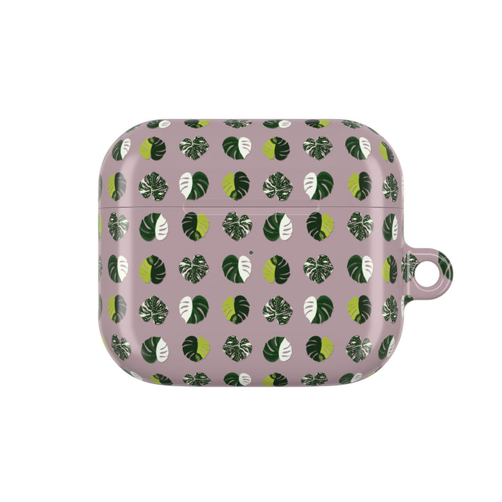 Variegated Monstera Pattern AirPod Cases