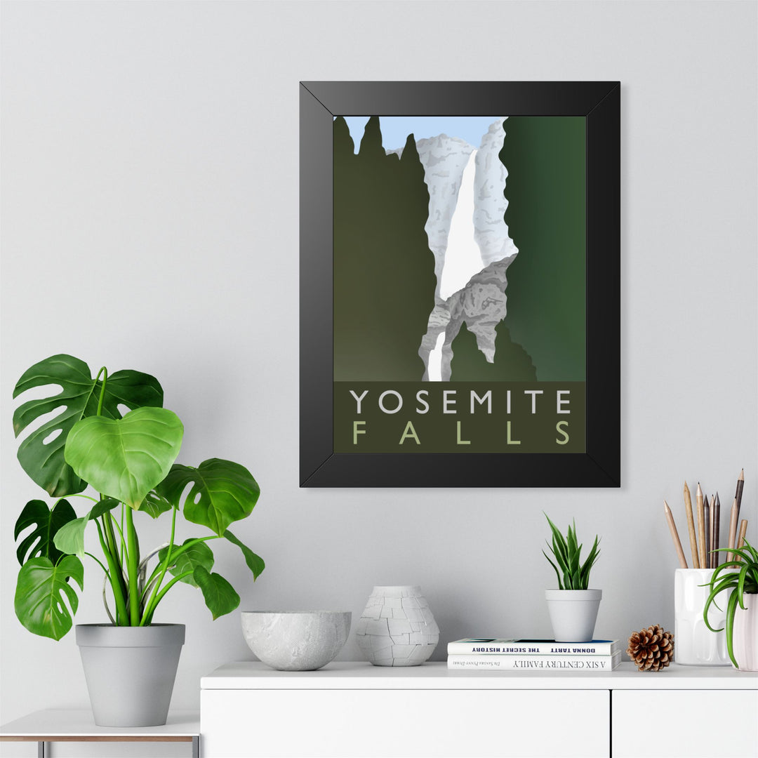 Yosemite Falls Framed Print – Wall Art