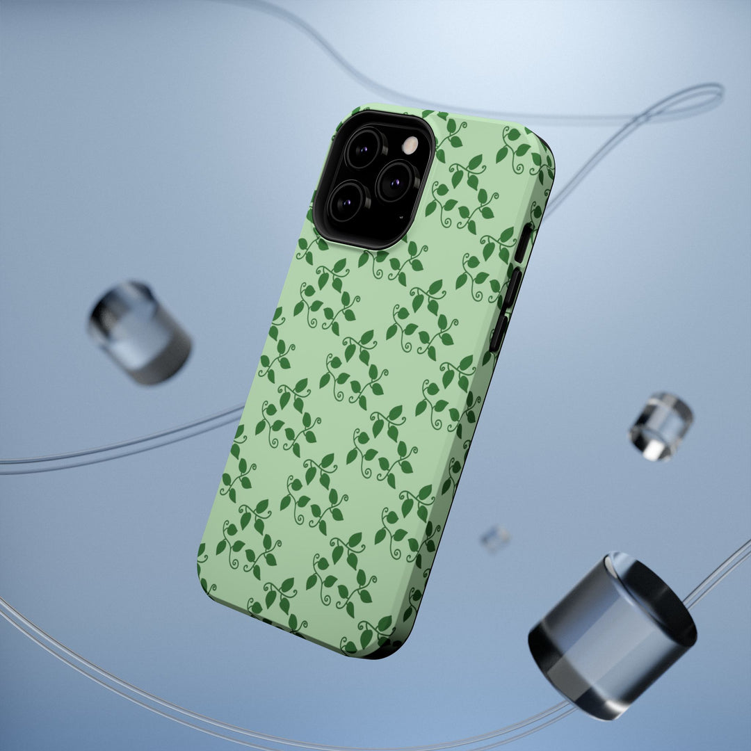 Pothos Pattern Phone Case – Dual Layer Protective Cover