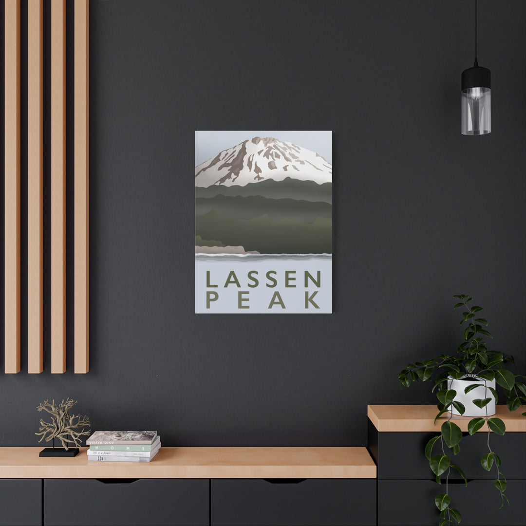 Lassen Peak Canvas Print – Botanical Wall Art by Printify