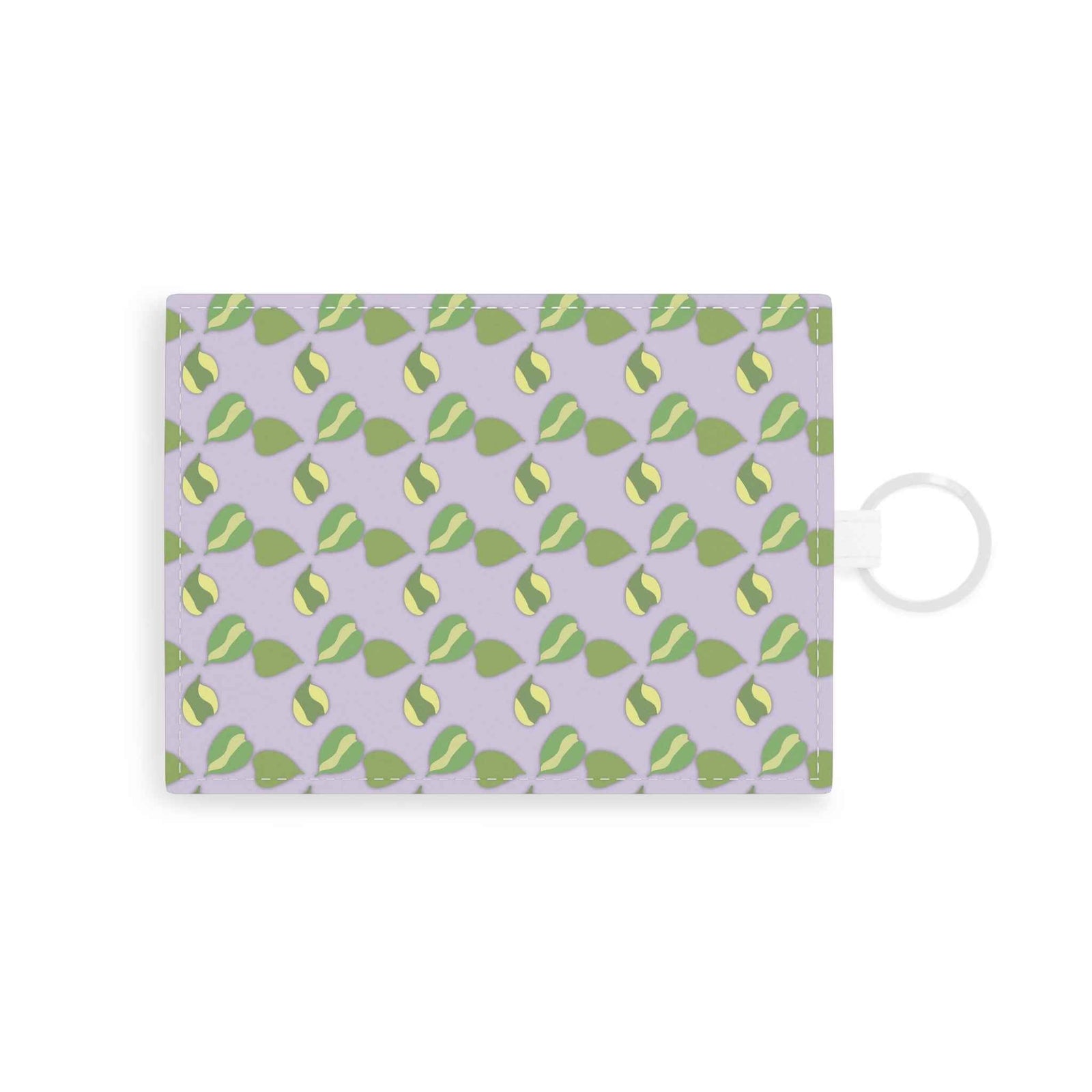 POS Monstera Pattern Wallet Keychain