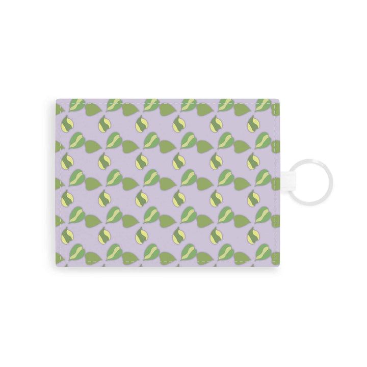 POS Monstera Pattern Wallet Keychain