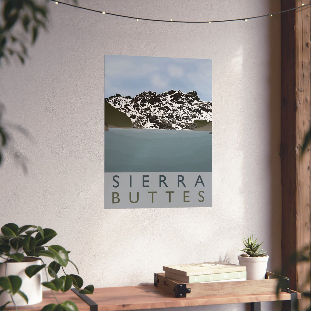 Sierra Buttes Print – Unframed Wall Art
