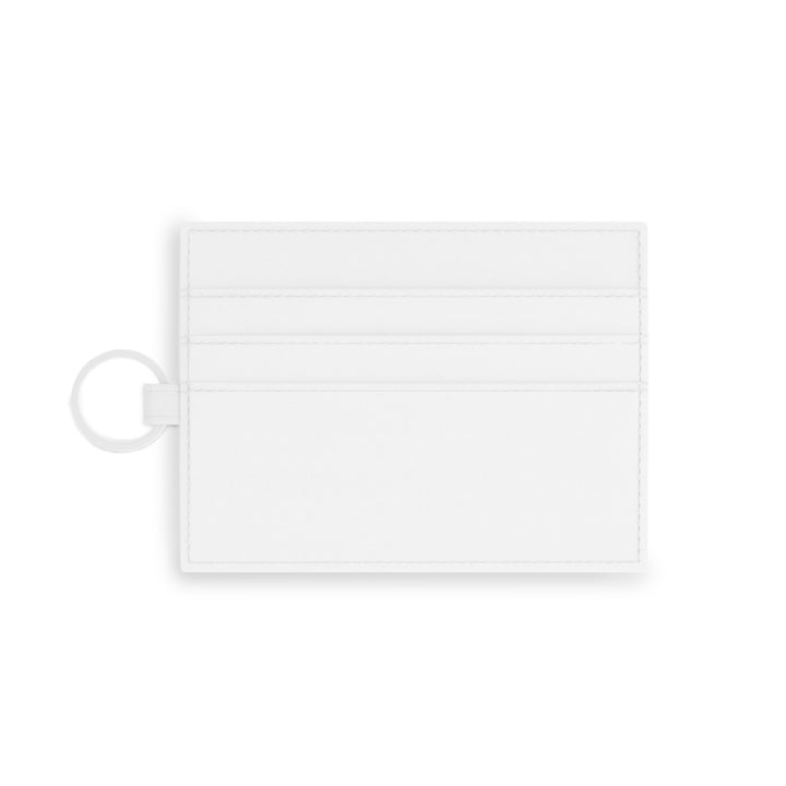 Variegated Monstera Pattern Card Holder – Vegan Leather Slim Wallet
