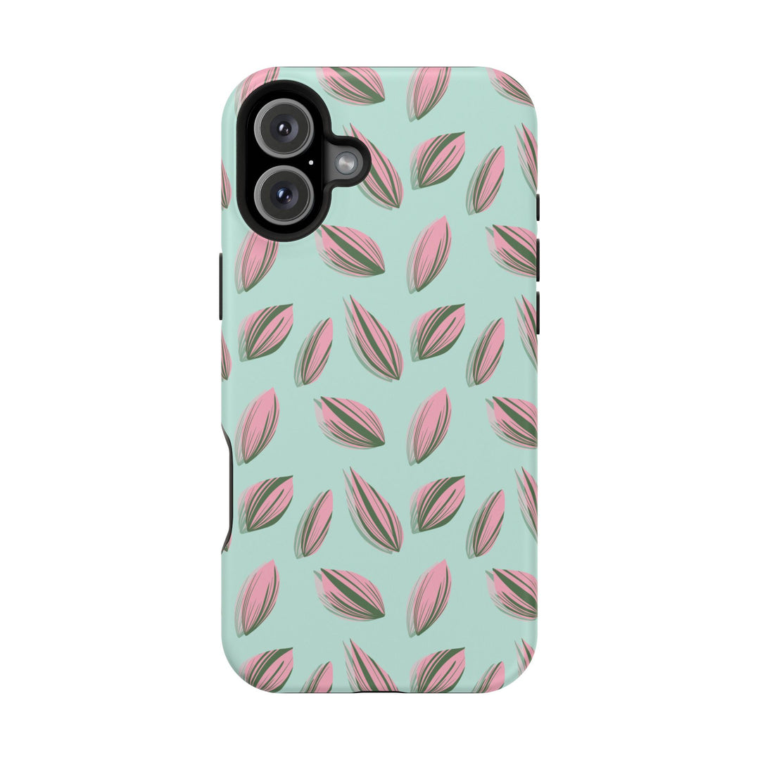 Tradescantia Nanouk Pattern Phone Case – Dual Layer Protective Cover