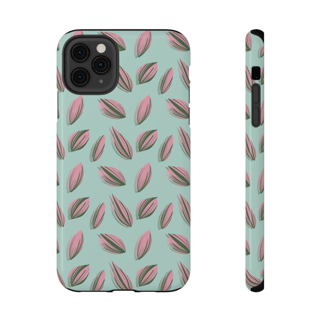Tradescantia Nanouk Pattern Phone Case – Dual Layer Protective Cover