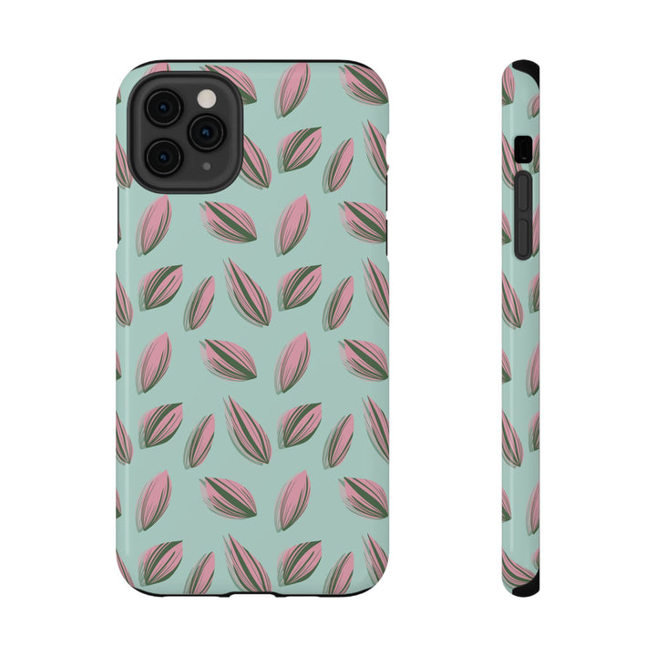 Tradescantia Nanouk Pattern Phone Case – Dual Layer Protective Cover