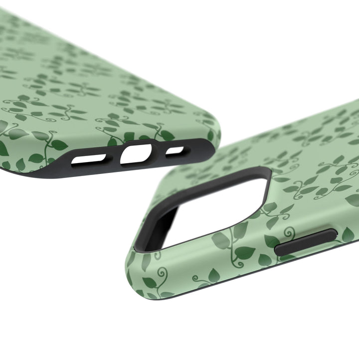 Pothos Pattern Phone Case – Dual Layer Protective Cover