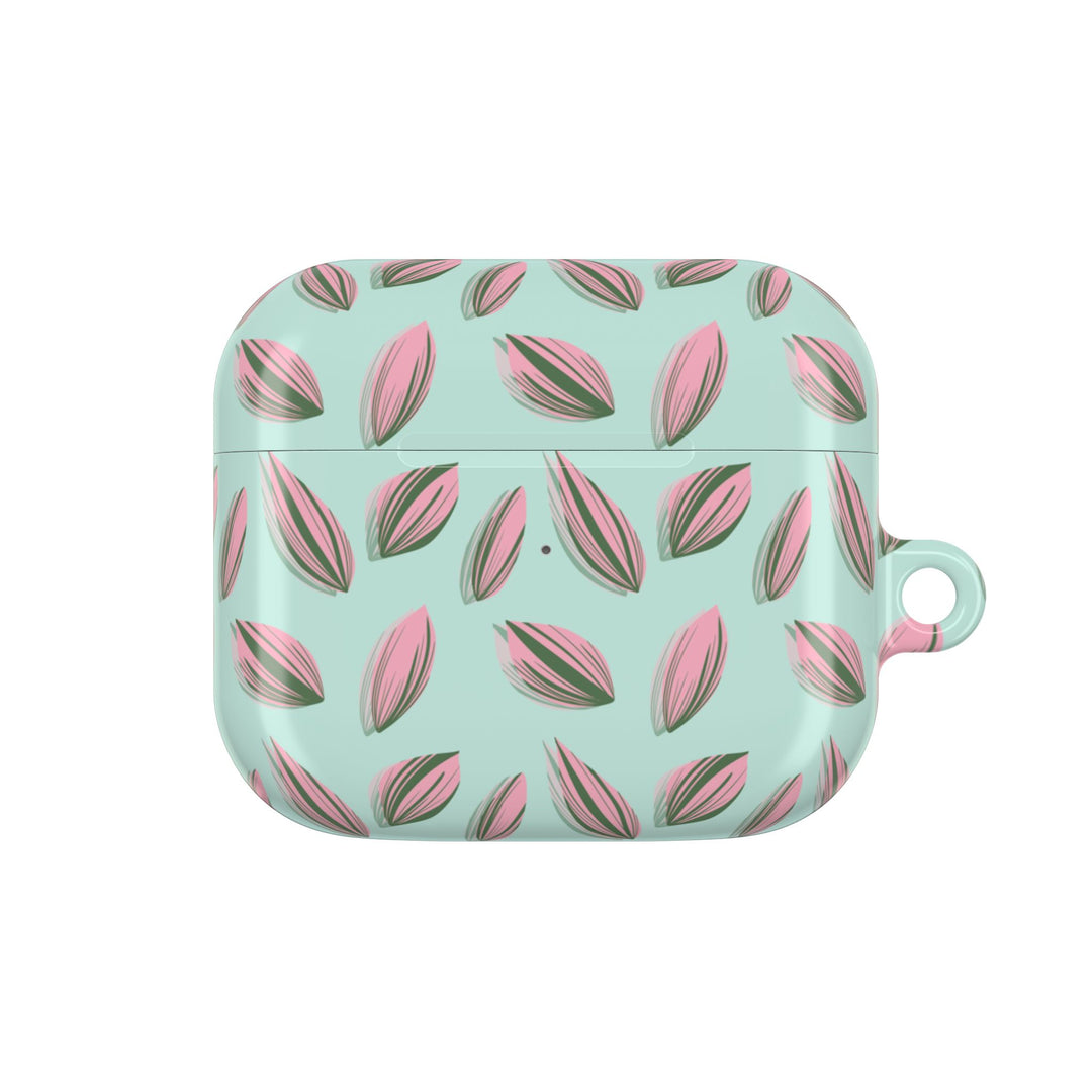 Tradescantia Nanouk Pattern AirPod Case Plant Inspired Protective Cover for AirPods