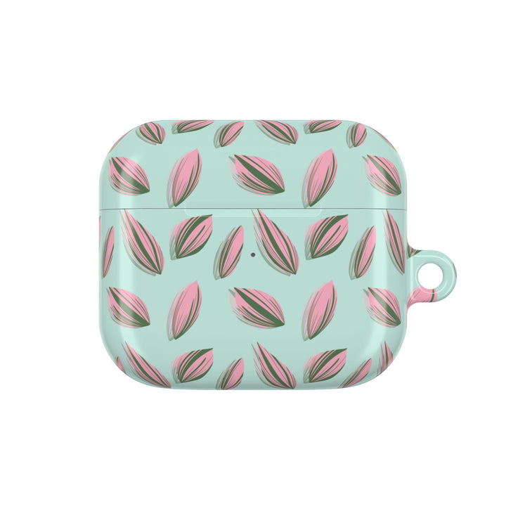 Tradescantia Nanouk Pattern AirPod Case Plant Inspired Protective Cover for AirPods