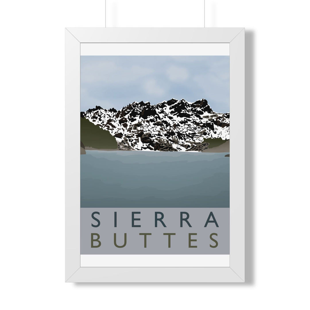 Sierra Buttes Framed Print – Wall Art