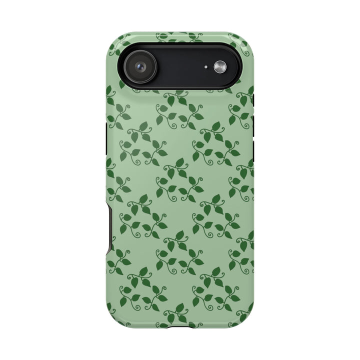 Pothos Pattern Phone Case – Dual Layer Protective Cover