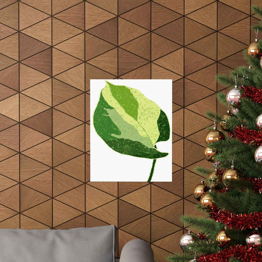 Pothos Wall Art – Botanical Poster on Museum Grade Paper | Indoor Plant Print Unframed - The Potted Pixel