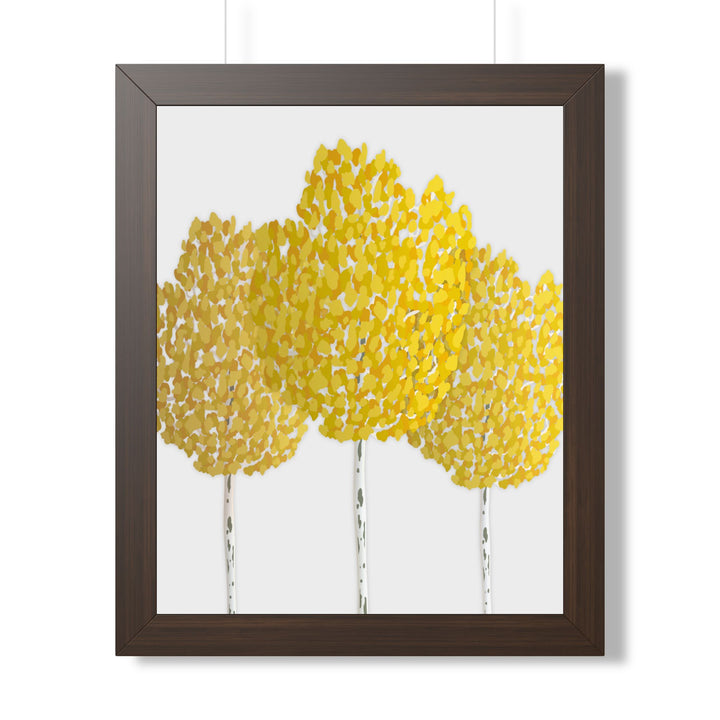 Fall Aspen Framed Print – Wall Art