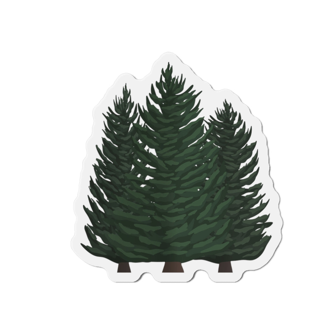 Douglas Fir Magnet – Flexible Die Cut Vinyl