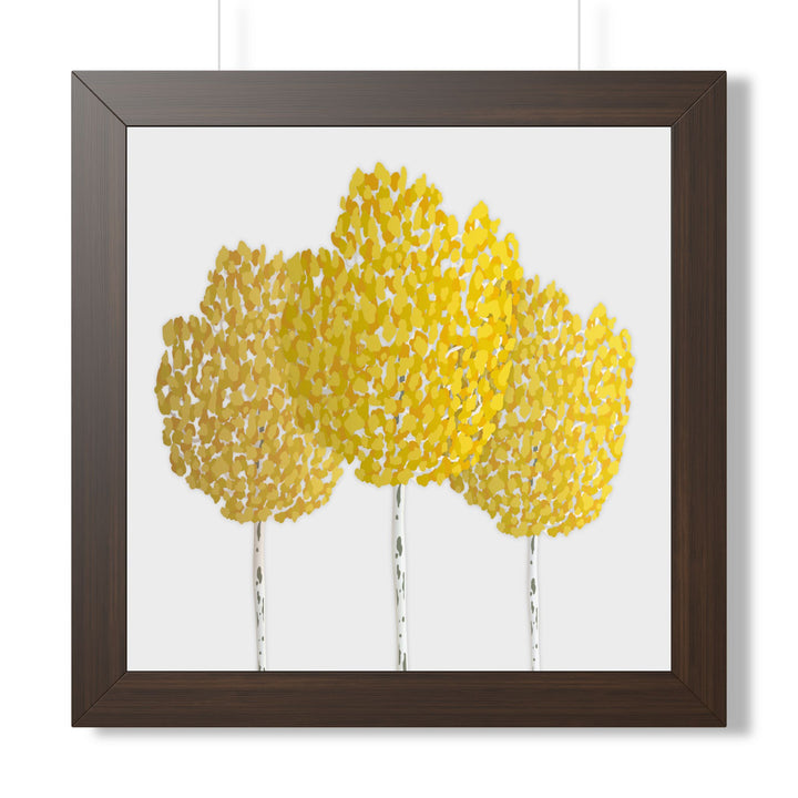 Fall Aspen Framed Print – Wall Art