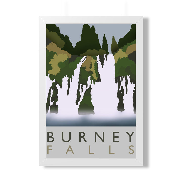 Burney Falls Framed Print – Wall Art