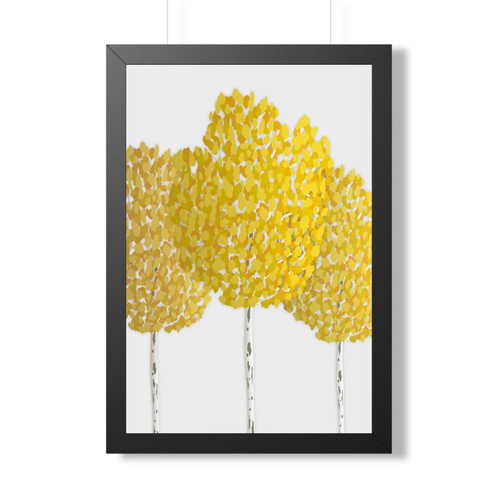 Fall Aspen Framed Print – Wall Art