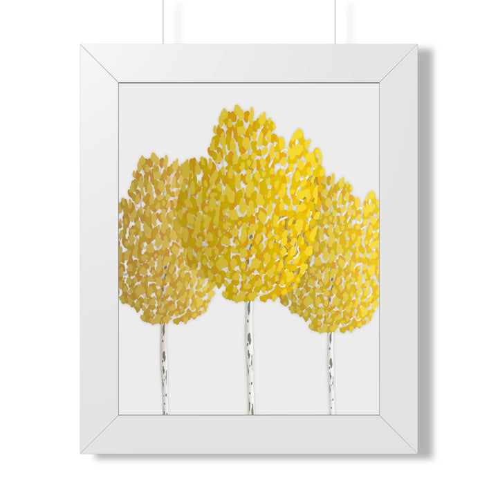 Fall Aspen Framed Print – Wall Art